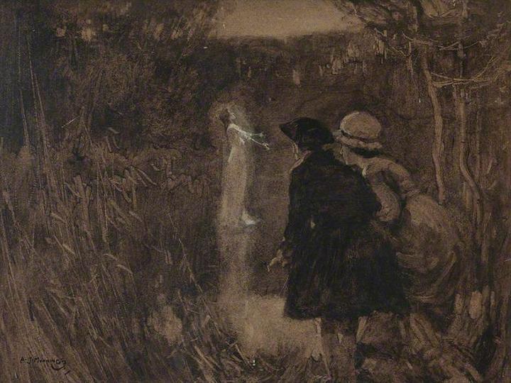 The Haunted Mere Pintura