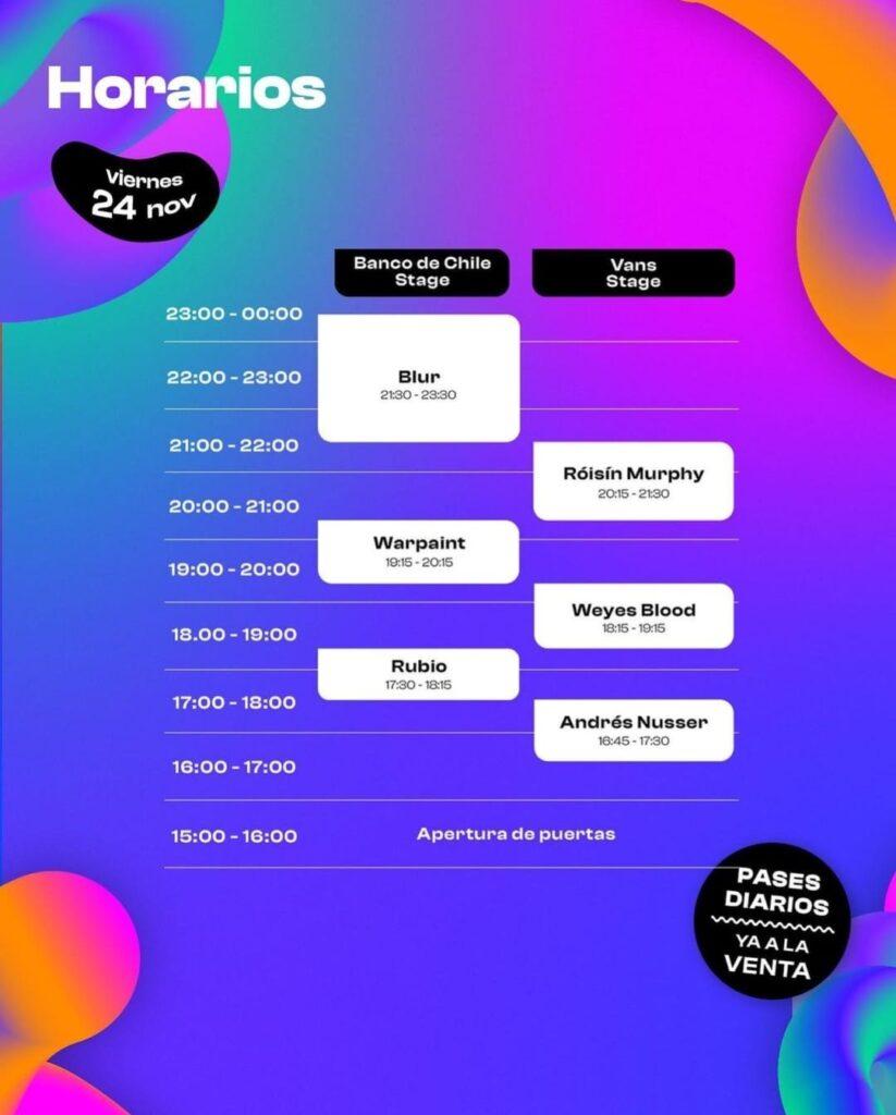 Horarios Fauna Primavera 24
