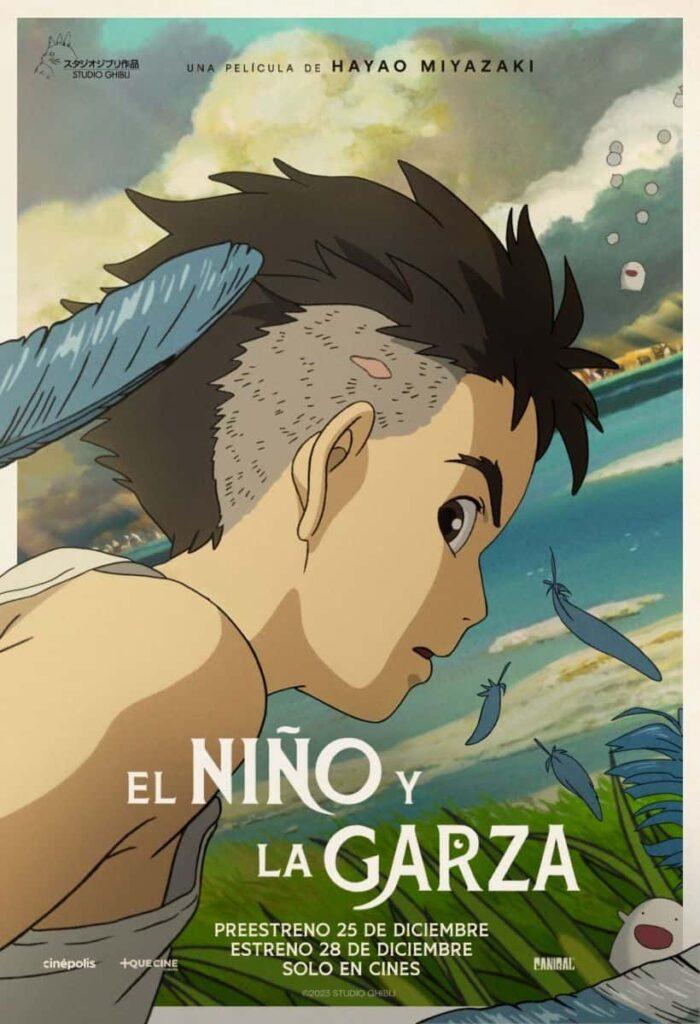 Estreno El niño y la garza afiche