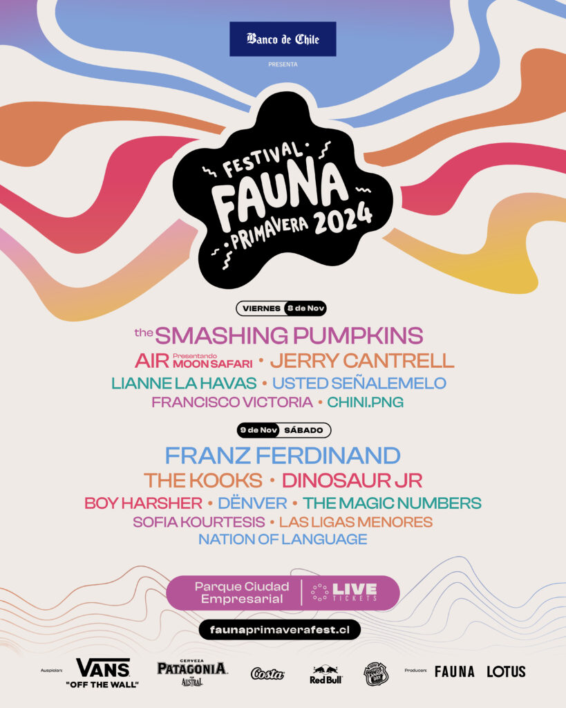 Fauna Primavera 2024 Lineup diario